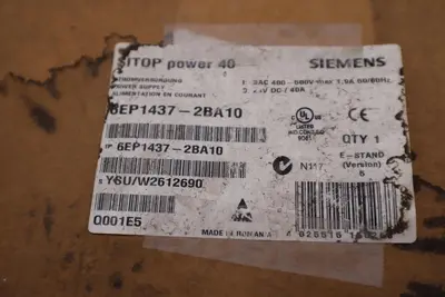 SIEMENS 6EP1437-2BA10 400-500V 1.9A NSNP - STOCK GF311