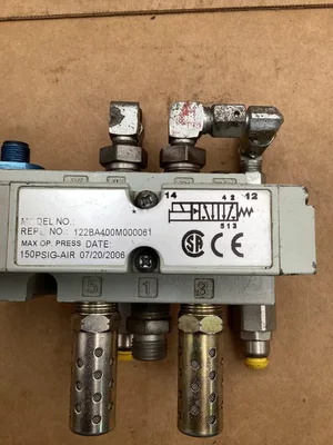 Numatics Solenoid Valve 122BA400M000061; 150 PSI