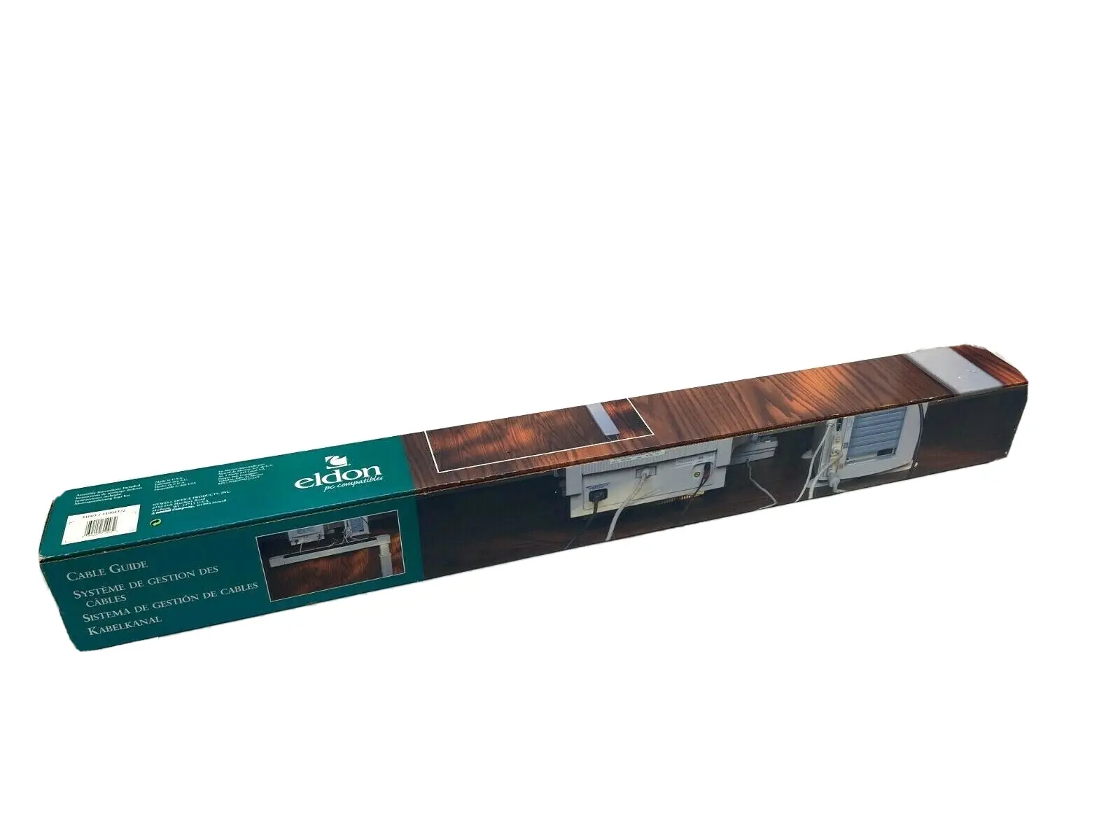NEW ELDON PC COMPATIBLES WHITE CABLE GUIDE ORGANIZER