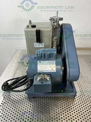 USED WELCH 1402N CHEMSTAR RUGGED BELT  VACUUM PUMP W/ MOTOR DIVISION C63CXGZP MOTOR