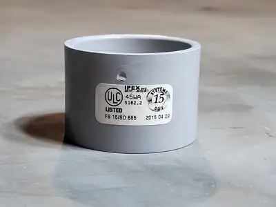 PVC Coupling 45WA 5102.2 (Box of 20)