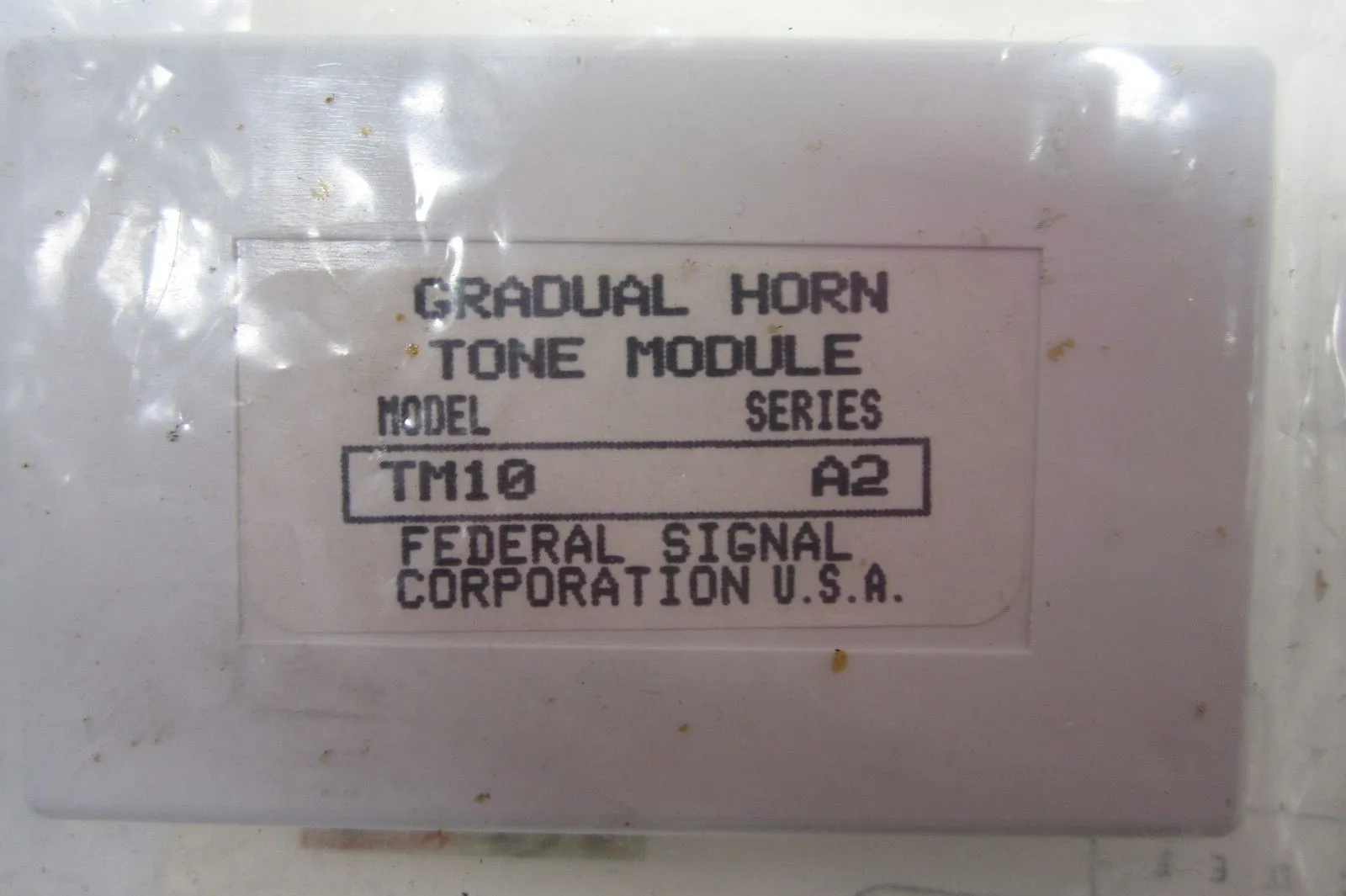 NEW FEDERAL SIGNAL TM10 HORN TONE MODULE TM10 SERIES A2