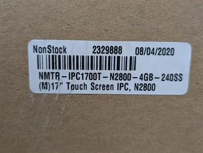 Nematron iPC1700T-N2800-4GB-240SS-W7-DC Industrial PC Workstation F4F07DA0 New NIB