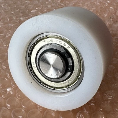 Plastic Roller Wheel Two Bearing Mute CNC Guiding Wheel Flat Belt Idler FASTSHIP