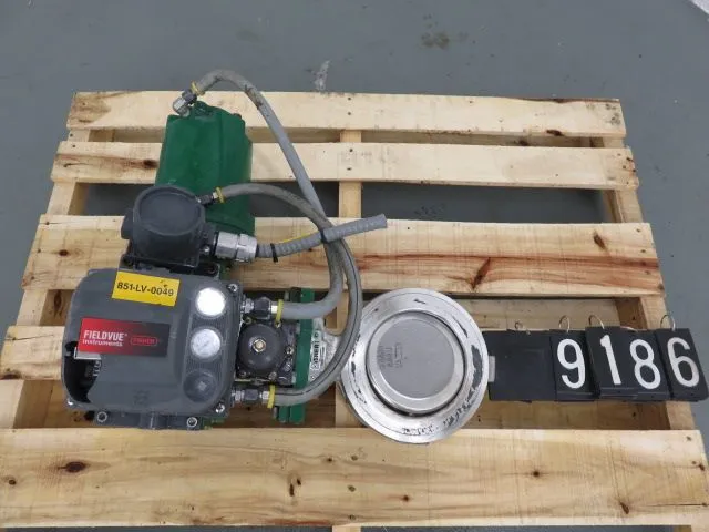 Fisher type 8560 Butterfly Valve size 6"