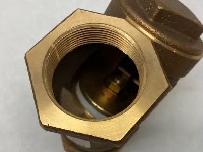 USED NIBCO SWING CHECK VALVE 1-1/2" BRONZE BODY