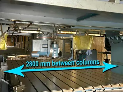 USED JOHNFORD X: 4100 - Y: 2800 - Z: 800 MM CNC 5 AXES