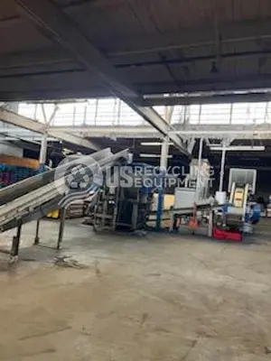USED ZERMA COMPLETE PLASTICS SHREDDING SYSTEM