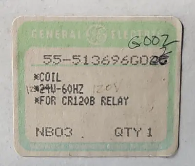 General Electric 55-513696G02 Coil 115V. Loc4D29