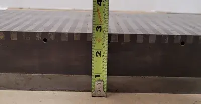 MAGNETIC CHUCK 6IN X 18IN (SURFACE DIMENSIONS: 6” X 18”, HEIGHT: 2-3/4”)