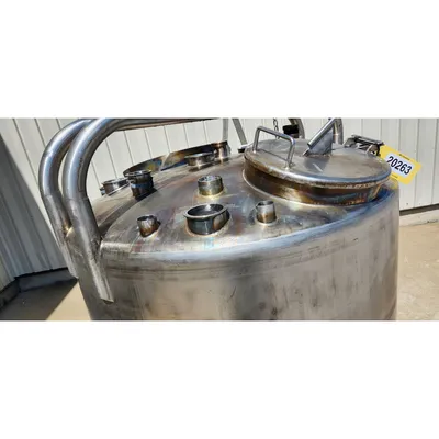 Used DCI, Inc. Stainless Steel Liquid Holding Tank - 650 Gallon