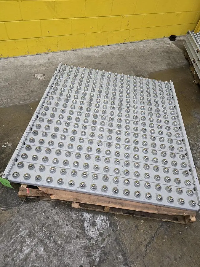 Used HYTROL ROLLER BALL TRANSFER  CONVEYOR Roller Conveyors Wisconsin US | Packer City Sales #1298025