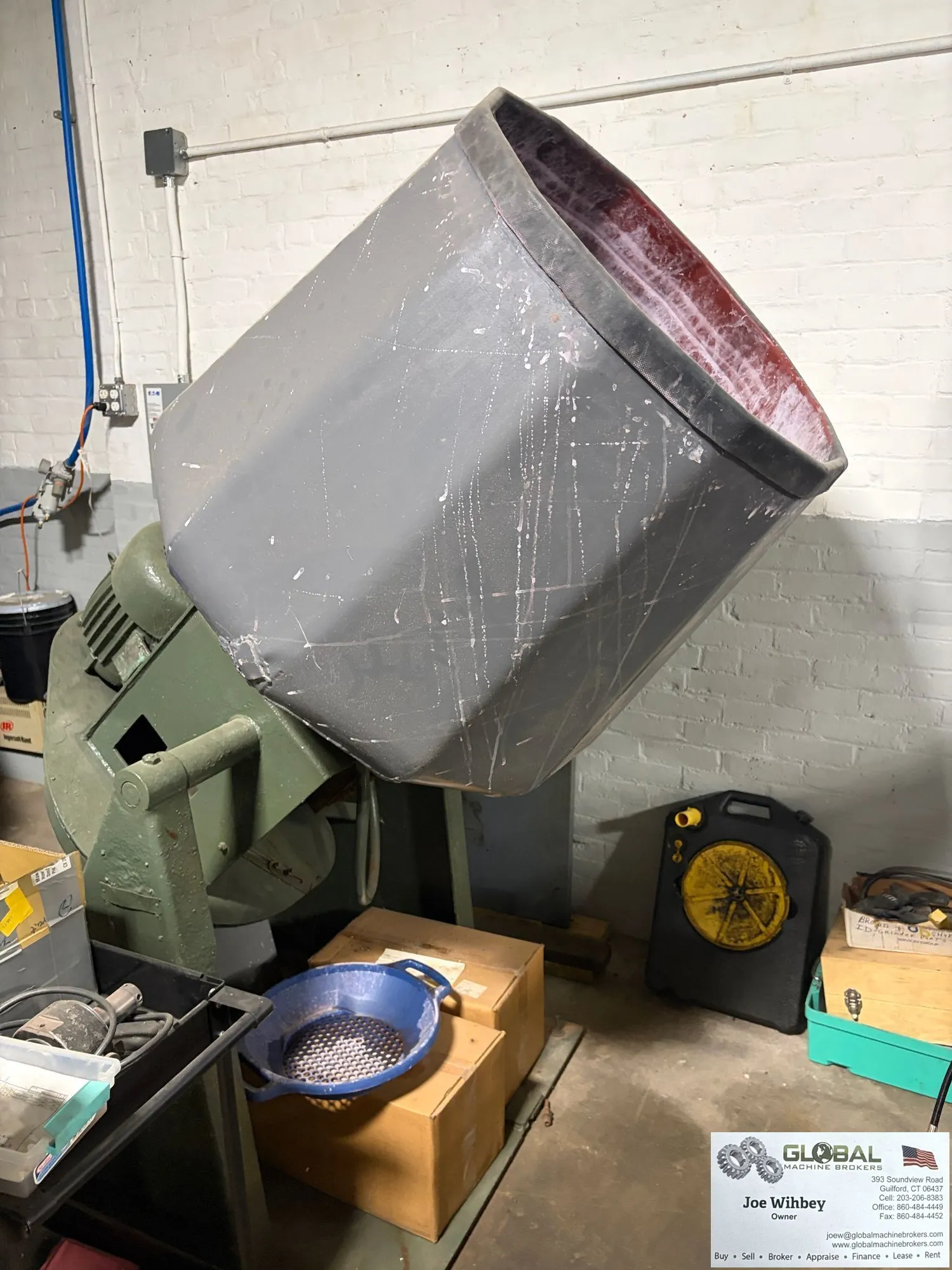 Kramer 6 Cubic Foot Horizontal Tumbler- Rubber Liner
