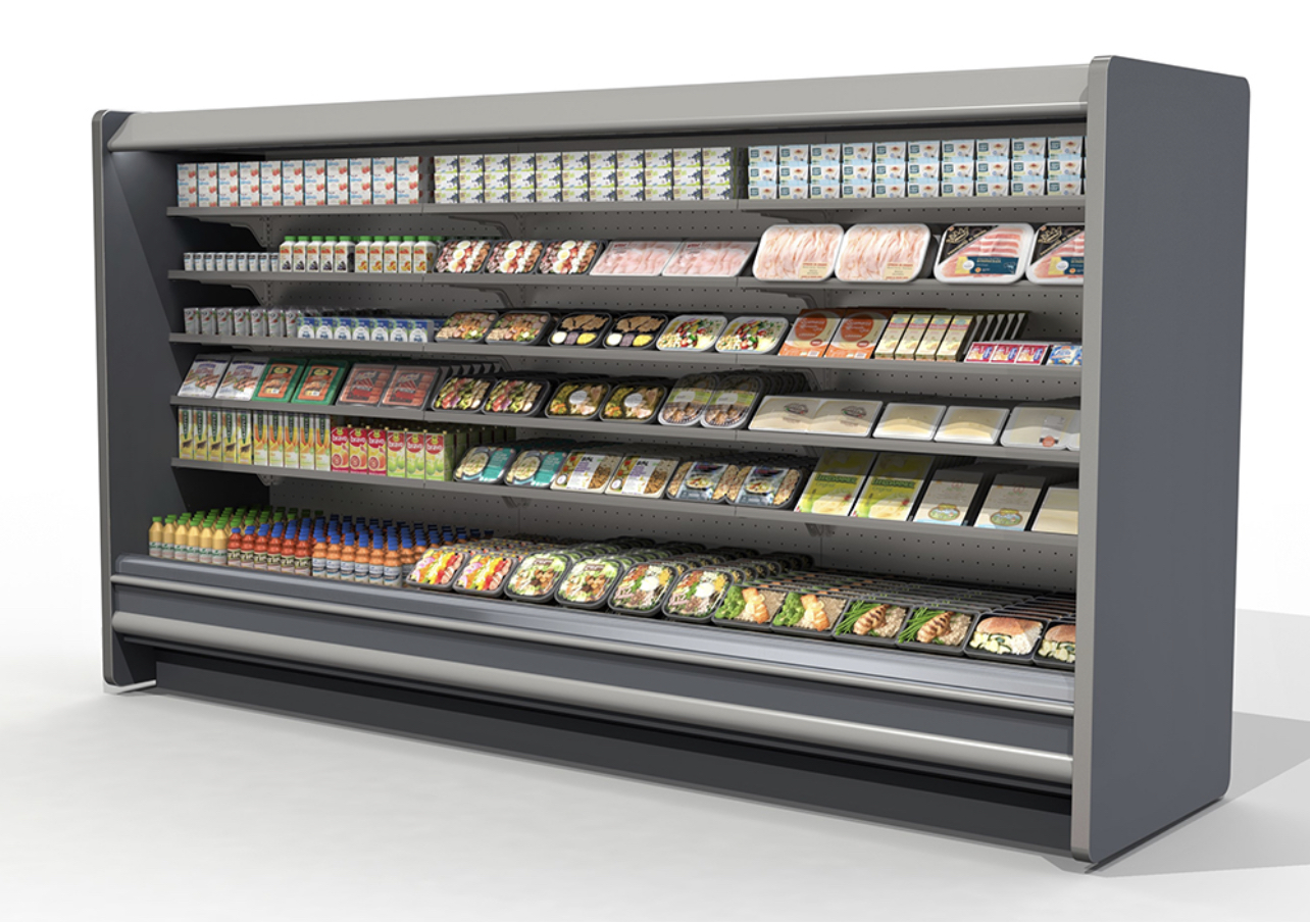 1-0582 Kysor Warren DX6LN 12 Foot Multideck Display Case Cooler