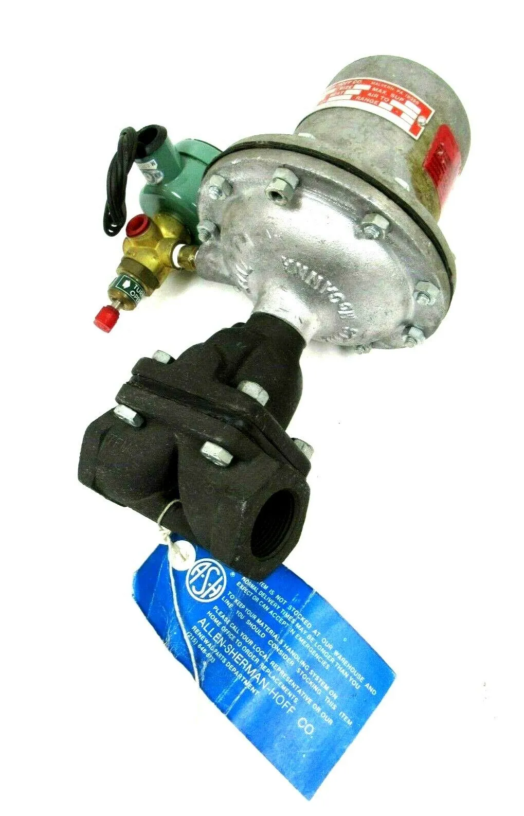 NEW ALLEN SHERMAN HOFF 105533 DIAPHRAGM VALVE 102958 SIZE 1"