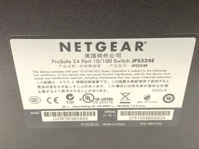 Used Maverick Industrial Sales Netgear JFS524E ProSwitch 24 Network Switches Michigan US | Maverick Industrial Sales #1483091