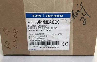 New | in-Stock EATON AN14DN0A3E008 Starters Ohio US | Surplus Asset Holdings #1242952