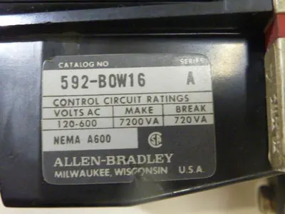 USED ALLEN BRADLEY 509-BOD SER B W36