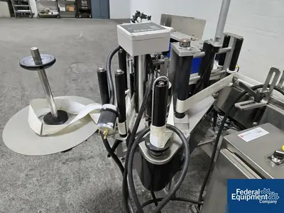 USED Quadrel Quadrel In-Line Labeler, Model Moduline