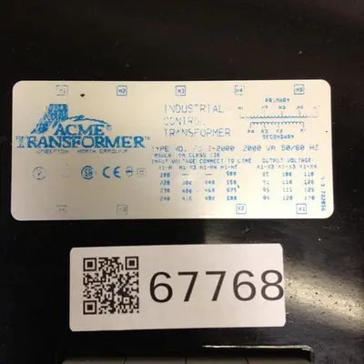 USED ACME TRANSFORMER FSHS-2000