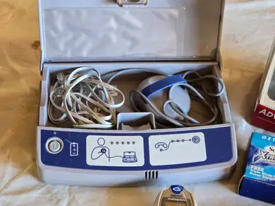 Medtronic CareLink Monitor, Omron Blood Pressure Monitor, Walking Style Pedometer, and Accessories - All Untested