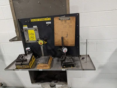 (2) Portable Gage Stands W/ Precision Tooling