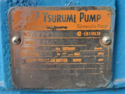 Used TSURUMI LH430-60 Parts (Hydraulics and Pneumatics) British Columbia CA | Lenmark #256845