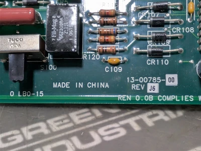Kentrox 77123-L2 T-SERV IIC Channel Service Card 13-00785-00 Rev J6 Used