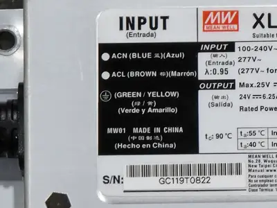 USED MEAN WELL XLG-150-24-A