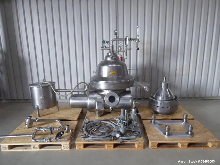 Used WESTFALIA CNB-130-01-076 Disc Automatic Centrifuges Illinois US | Aaron Equipment #84662