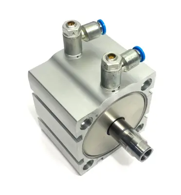 Used FESTO COMPACT CYLINDER 63MM BORE 25MM STROKE 5132667 Pneumatic Cylinders | Maverick Industrial Sales #1105591