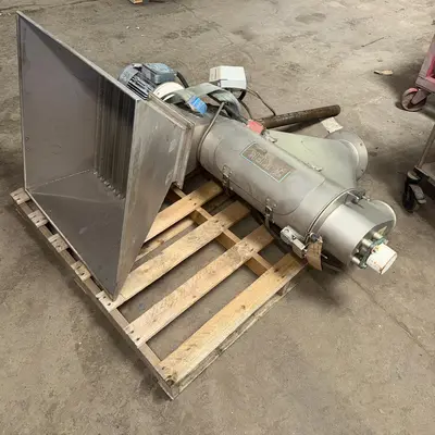 Kek Stainless Steel Rotary Brush Sieve - 180mm Dia x 500mm Face