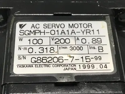 USED YASKAWA SGMPH-01A1A-YR11