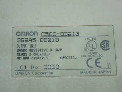 Used OMRON C5000D213 PLC Input & Output Ohio US | HGR 24 #907441