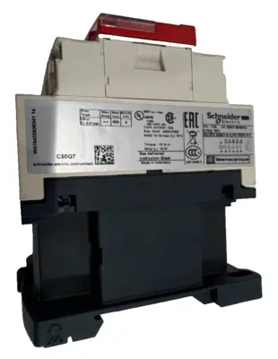 NEW SCHNEIDER ELECTRIC LAD9ET1S CONTROL RELAY 120V 50/60HZ 10A 600V CAD50G7