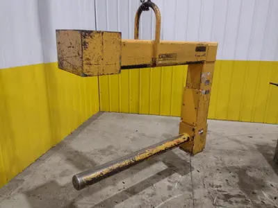 4 TON CALDWELL MODEL#81P-4-50 C HOOK PAPER COIL LIFTER: STOCK #22716