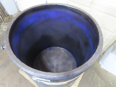 180 gallon Carbon Steel Mix Tank, flat bottom