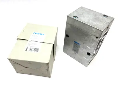 New | in-Stock Festo Pneumatic Valve 3/2-Way Monostable 3/4" Ports Solenoid Valves Michigan US | Maverick Industrial Sales #1392902