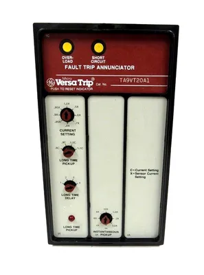 USED GENERAL ELECTRIC TA9VT20A1 MICROVERSA TRIP ANNUNCIATOR