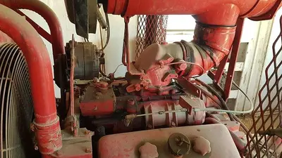 USED GARDNER DENVER PE-5Y 3X5 TRIPLEX WELL SERVICING REVERSING MUD PUMP PACKAGE