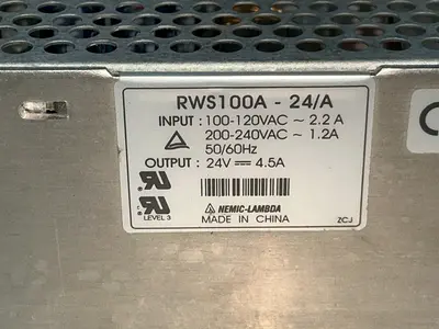 Used NEMICLAMBDA RWS100A24/A AC/DC Power Supplies Ohio US | HGR 24 #1406008