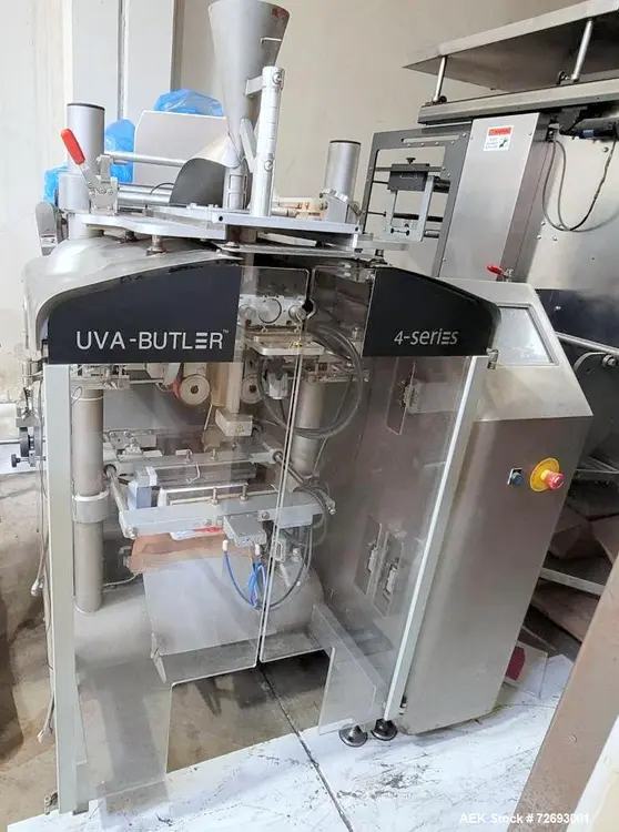 Used UVA PACKAGING BUTLER-4 Bagger Only Vertical Form & Fill Illinois US | Aaron Equipment #86717