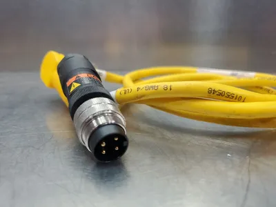 Turck WKM-40-10M (Cut to 3FT) PLC Cable. 5D