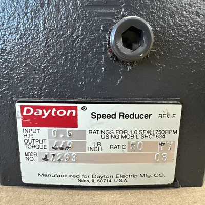 NEW Dayton 4Z293