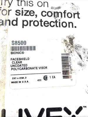 NEW HONEYWELL CLEAR FACESHIELD BIONIC ADJUSTABLE HEADGEAR
