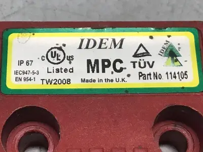 USED IDEM SAFETY SWITCHES 114105