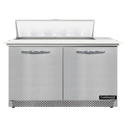 Continental D48N10C-FB 48" Designer Line Sandwich/salad Prep Table W/ Refrigerated Base, 115v