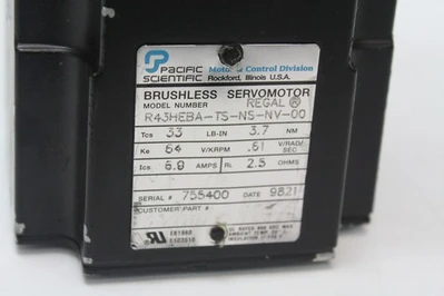 Used Pacific Scientific R43HEBA-TS-NS-NV-0 Gearmotors California US | Davliegogo LLC #1707204