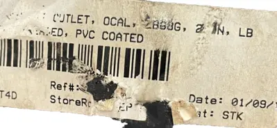 NEW OCAL THOMAS BETTS LB68G 2"CONDUIT BODY PVC COATED