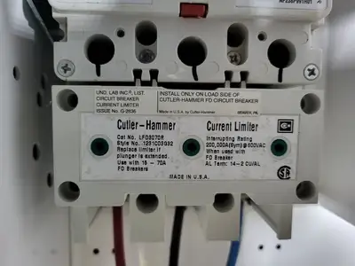 60/15 Amp MCC Circuit Breaker HFD3060/HFD3015 w/ Limiter LFD3070R